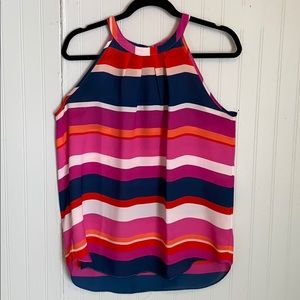 Halter High Neck Tank Top Blouse